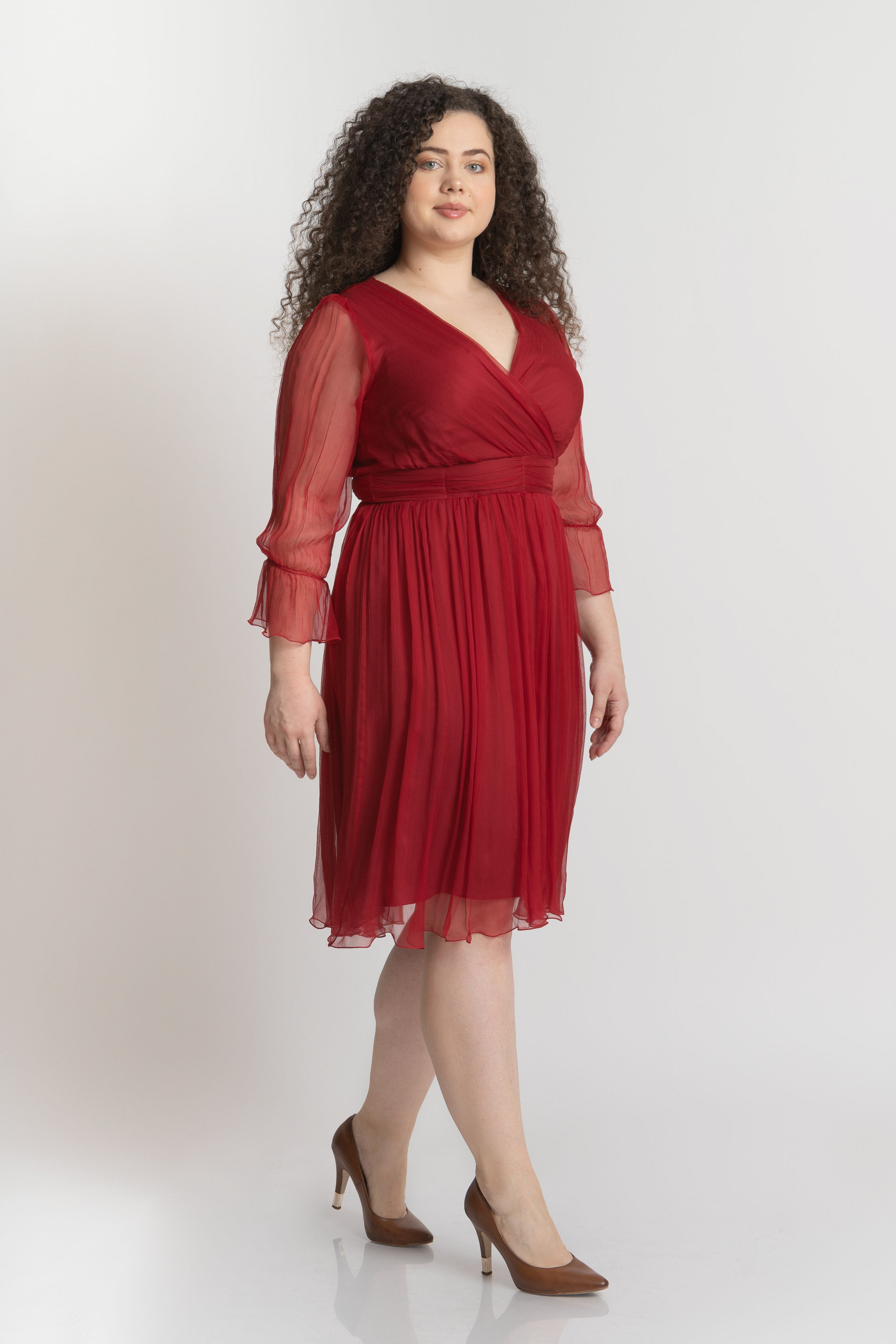 Rochie din matase xxl