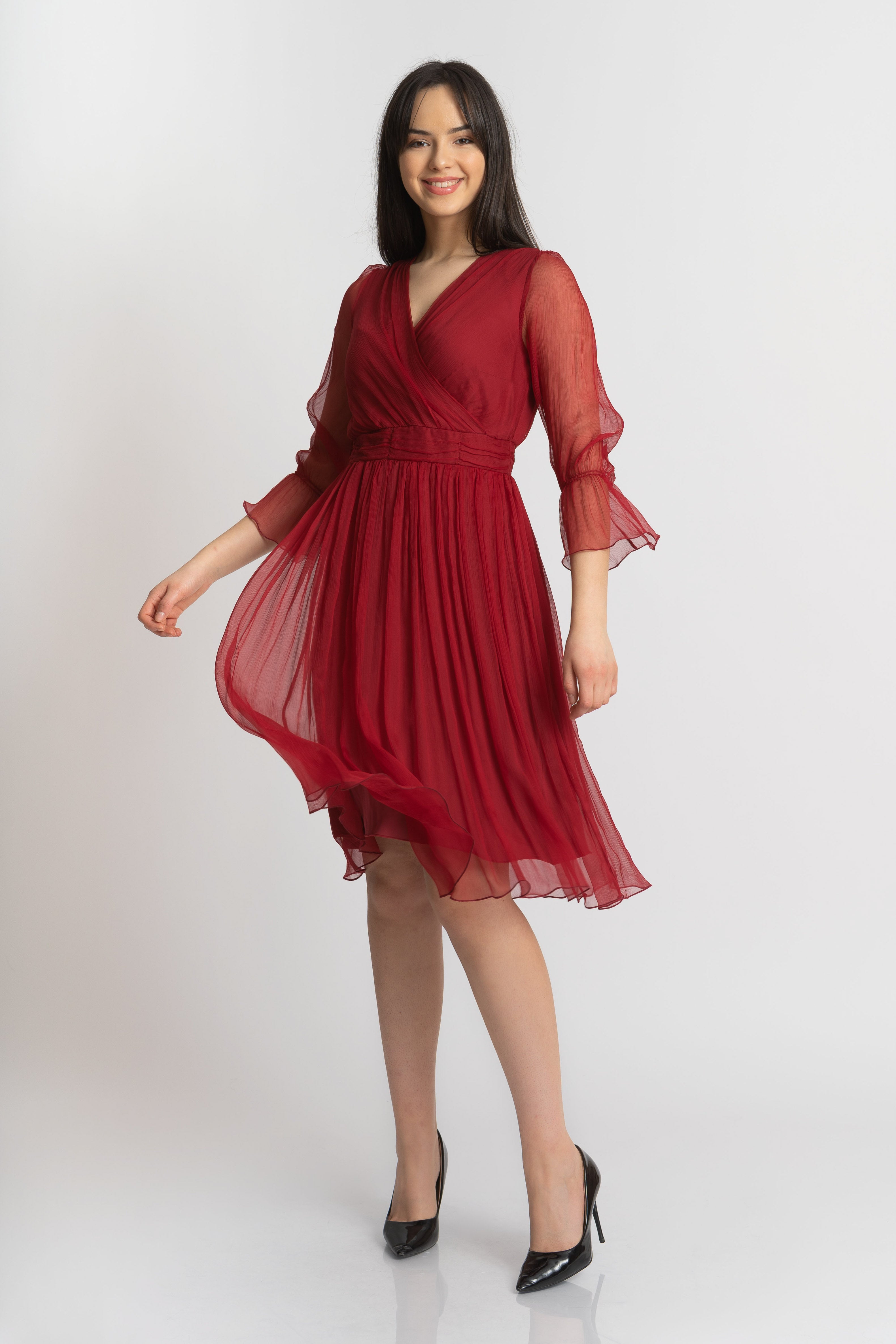 Rochie dim matase naturala