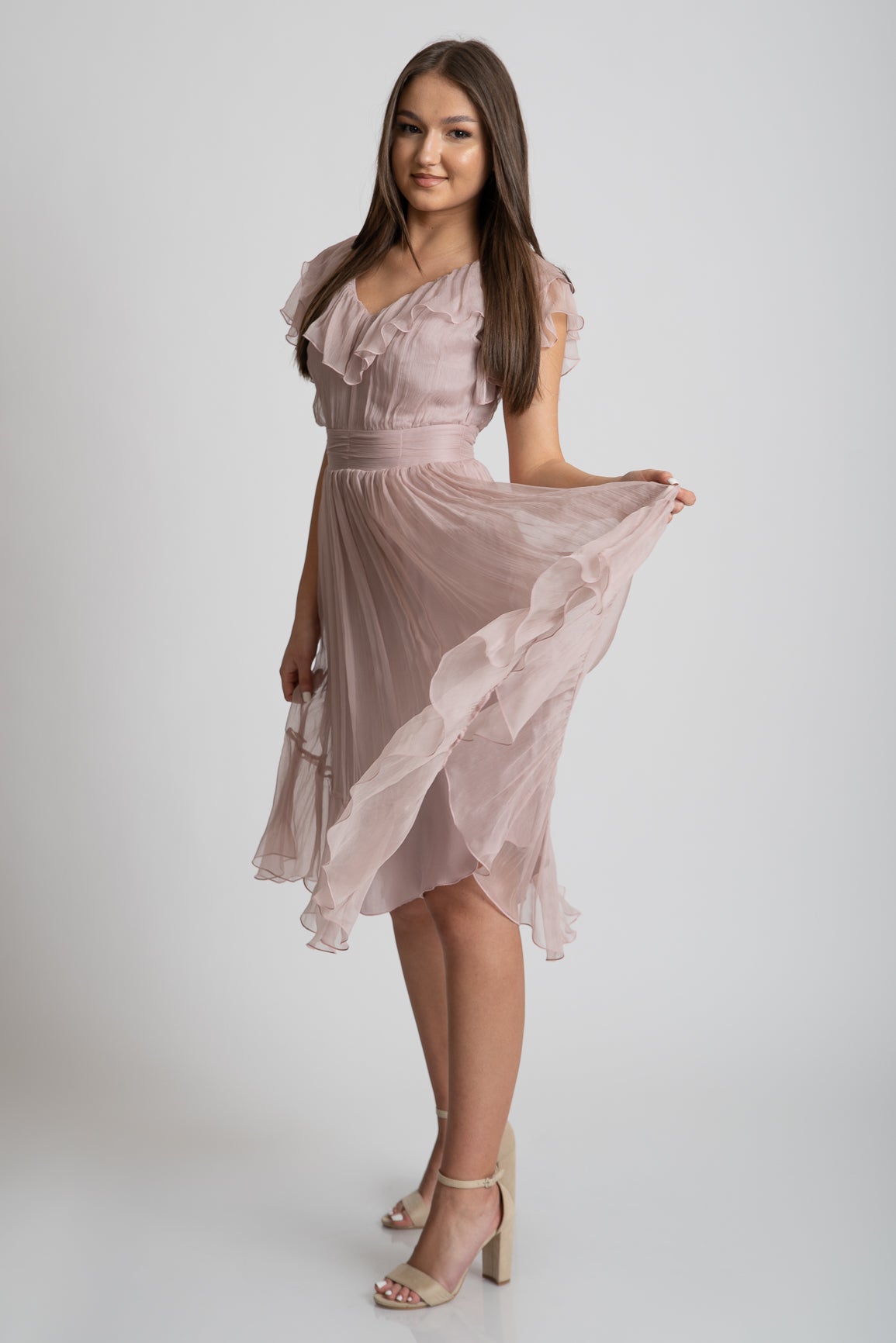 Rochie din matase marimi mici