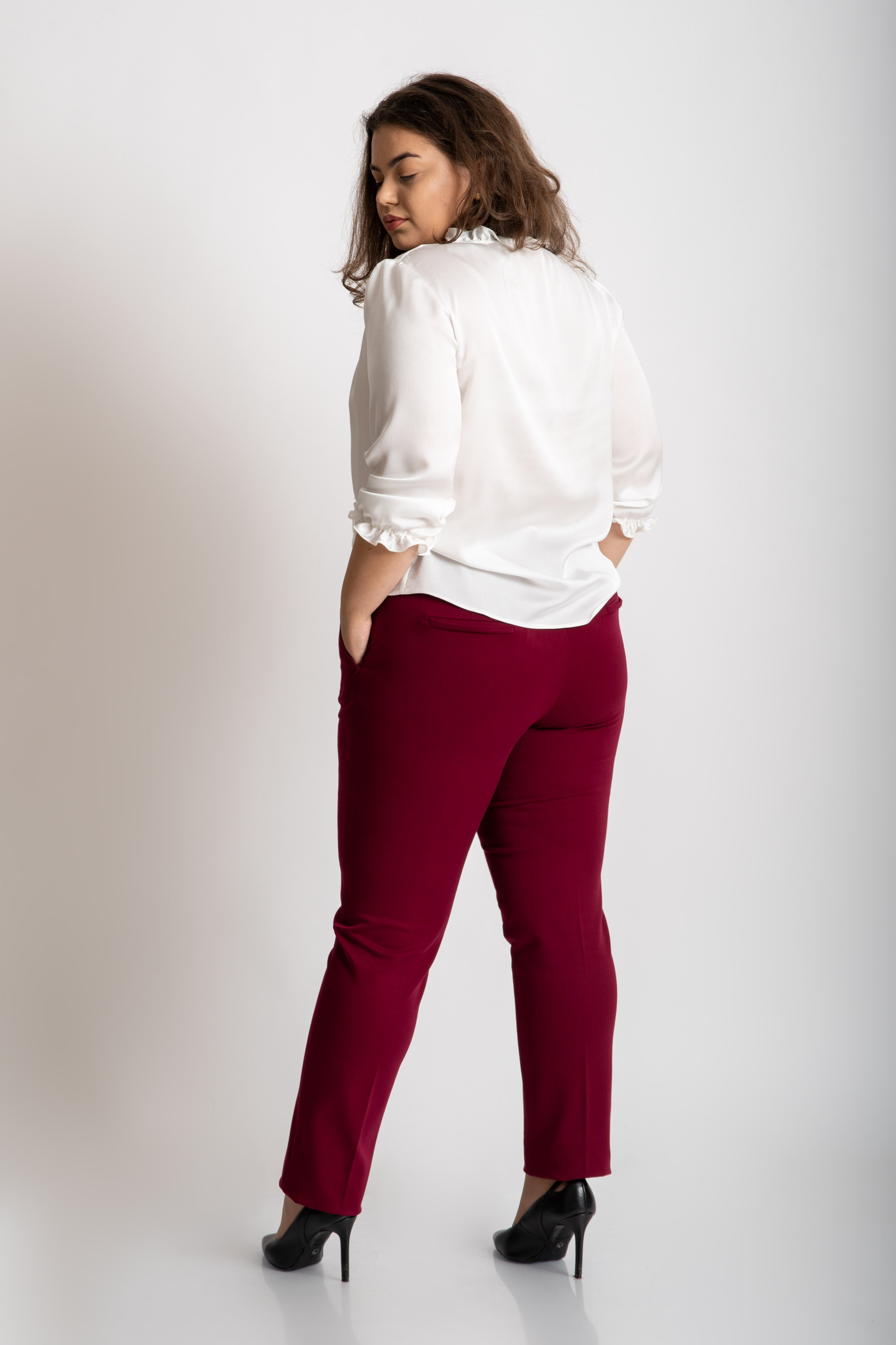 Bluza clasica alba