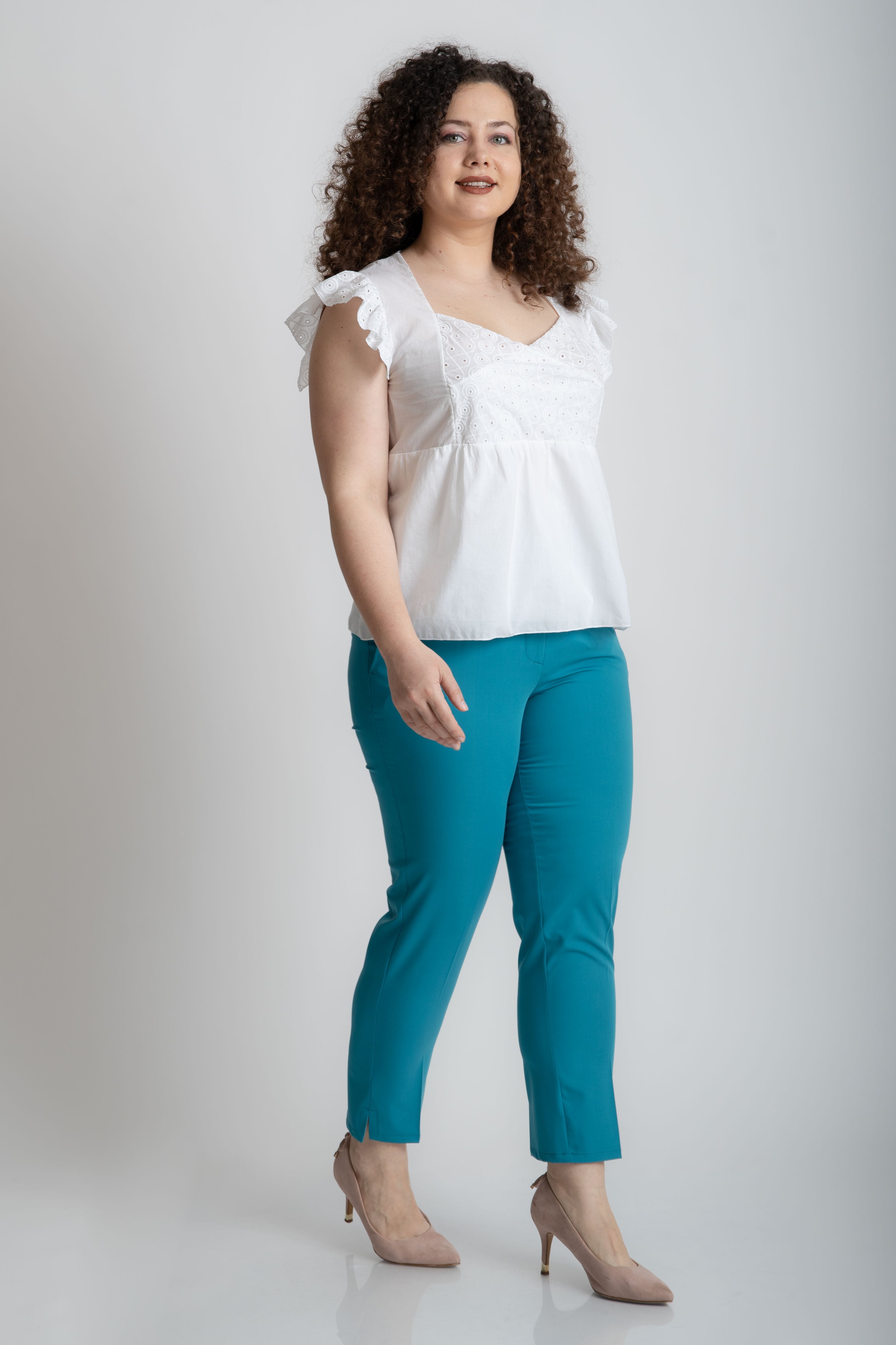 Bluza din bumbac alba
