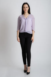 Bluza din viscoza lila