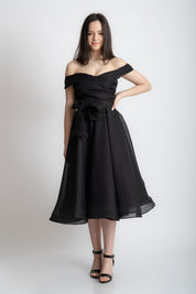 Rochie eleganta de nunta si nasa neagra