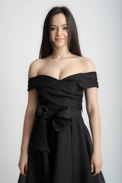 Rochie eleganta de nunta si nasa neagra