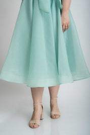 Rochie eleganta de nunta si nasa vernil