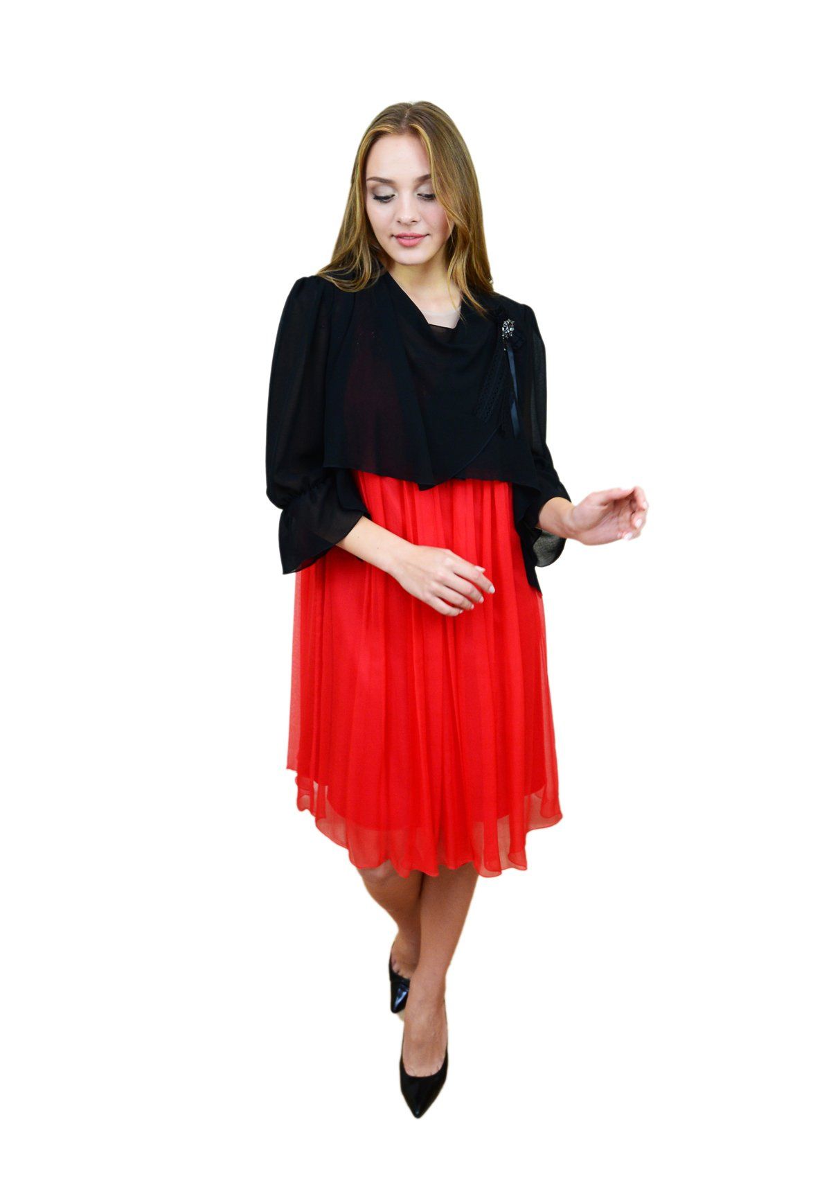 Bolero dama din voal, negru 