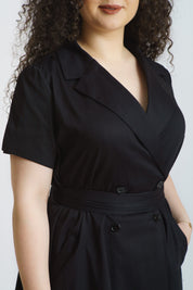 Rochie neagra doliu