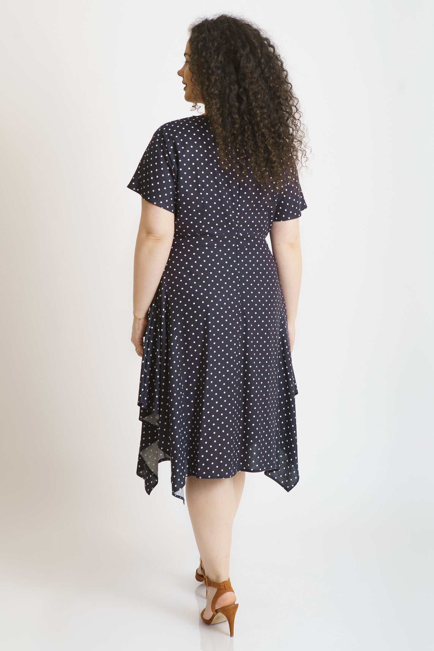 Rochie cu buline, neagra
