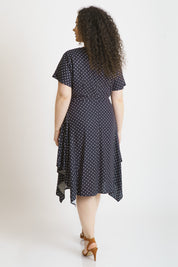 Rochie cu buline, neagra