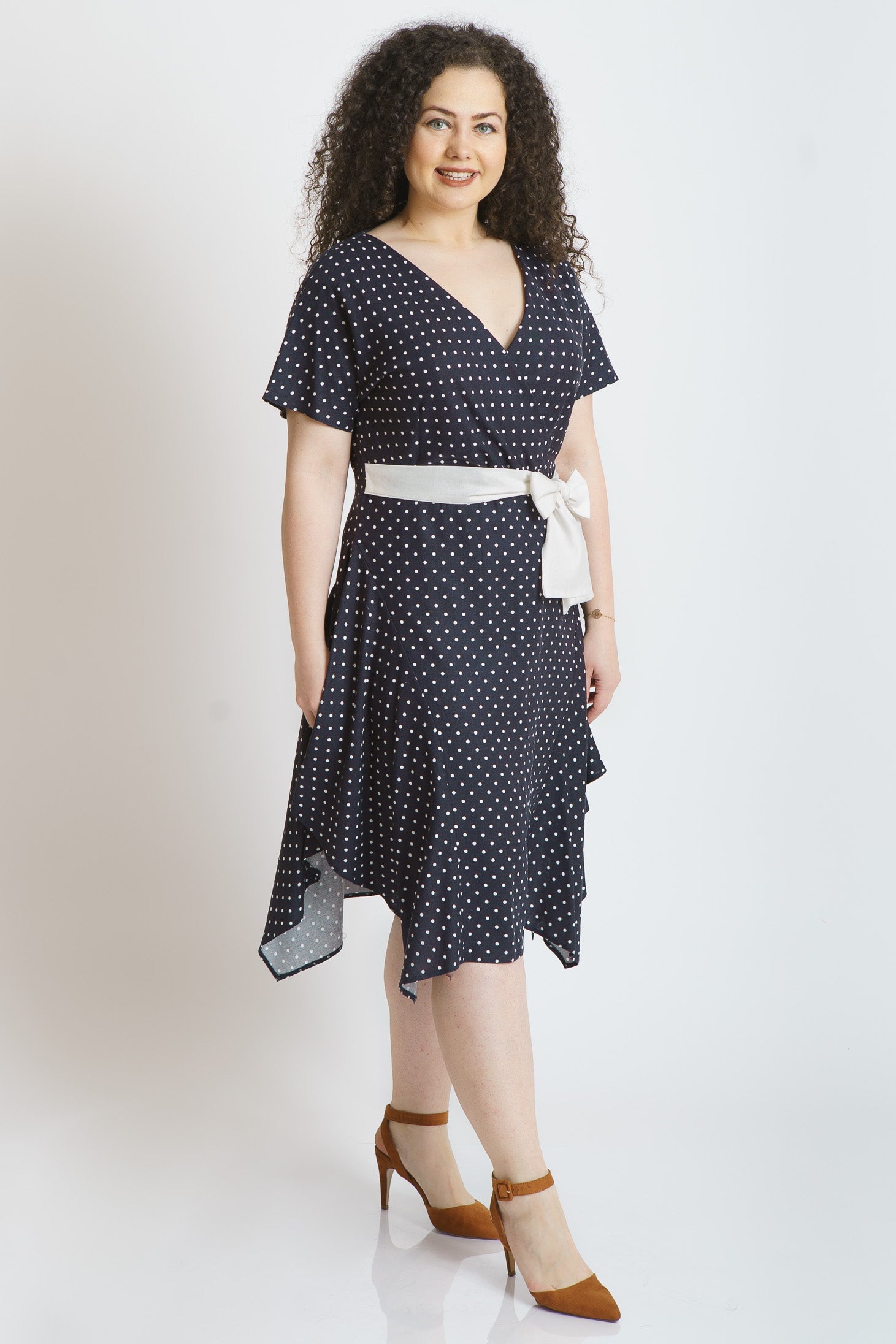 Rochie cu buline, neagra