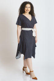 Rochie cu buline, neagra