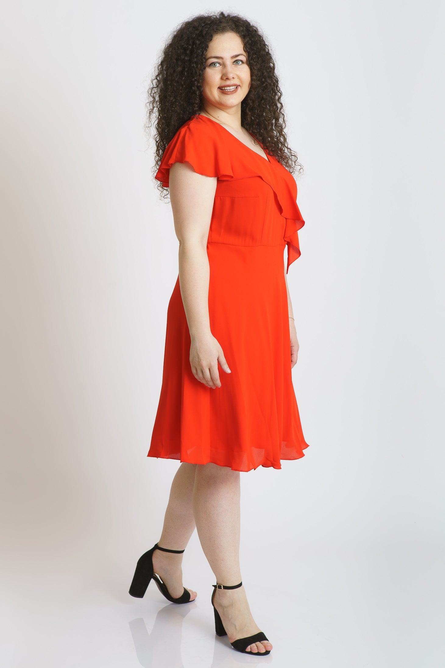 Rochie din voal de ocazie