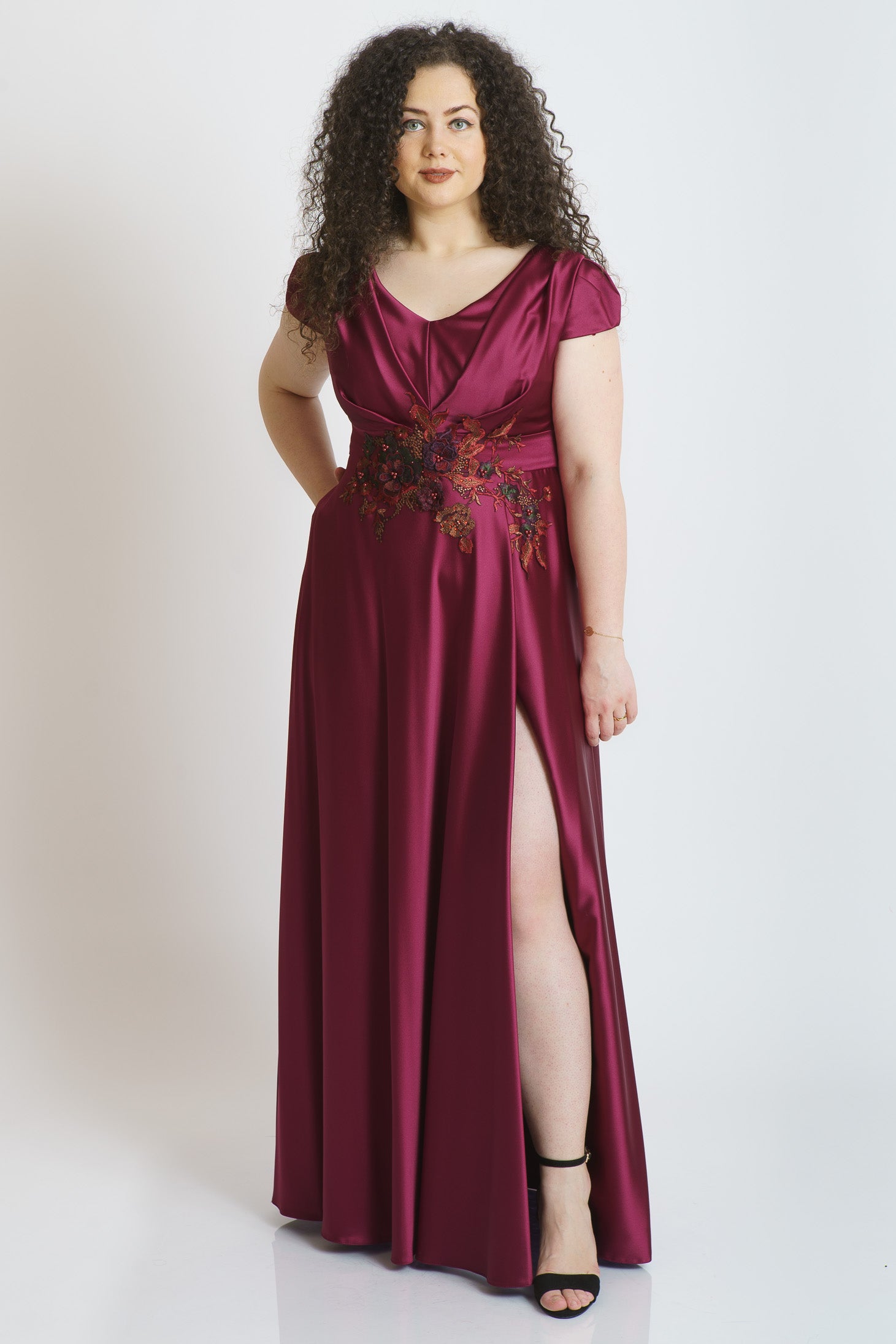 Rochie lunga, mov