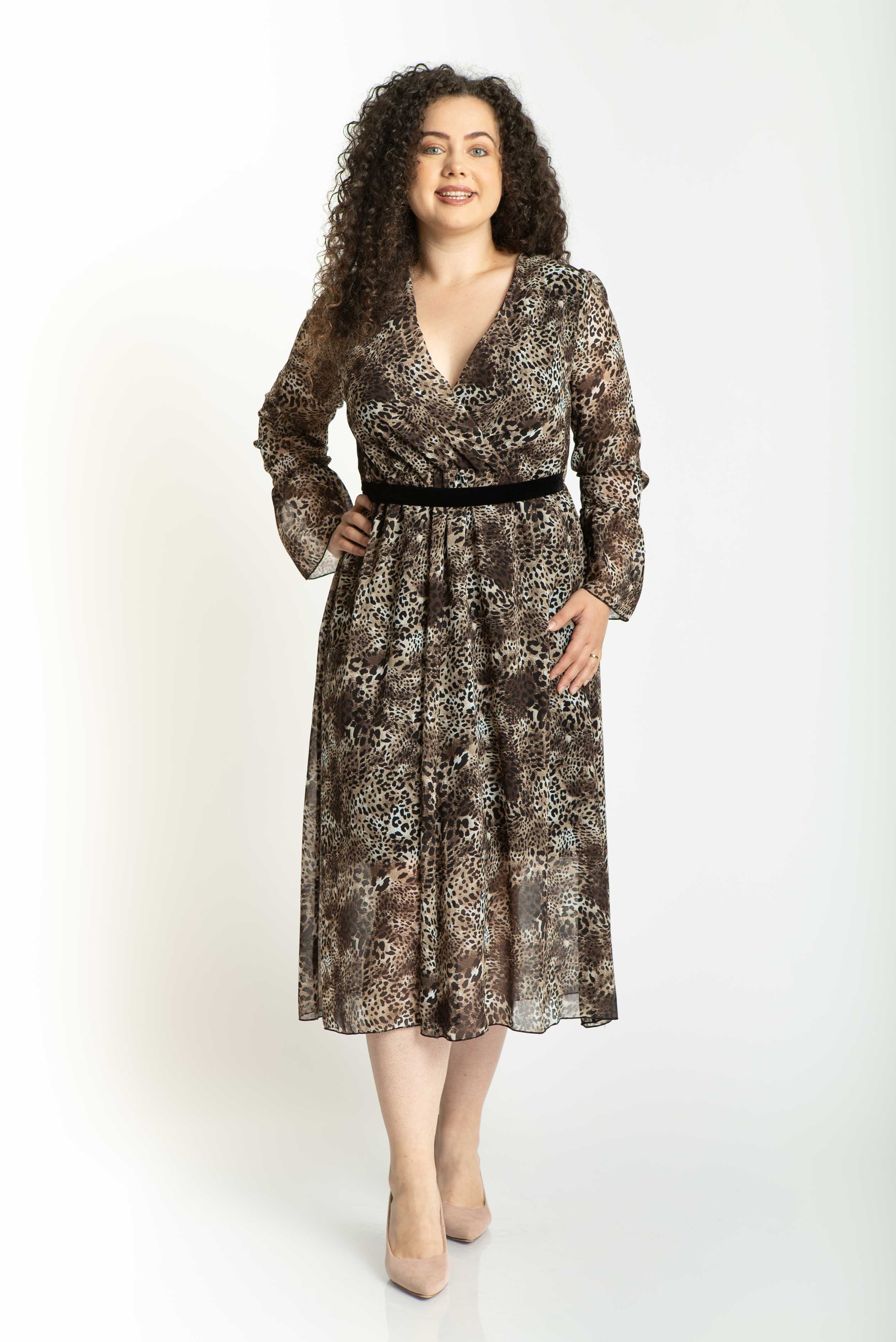 Rochie imprimata leopard