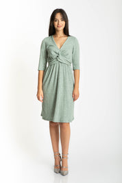 Rochie din jersay, vernil