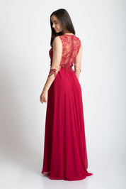 Rochie grena cusuta manual